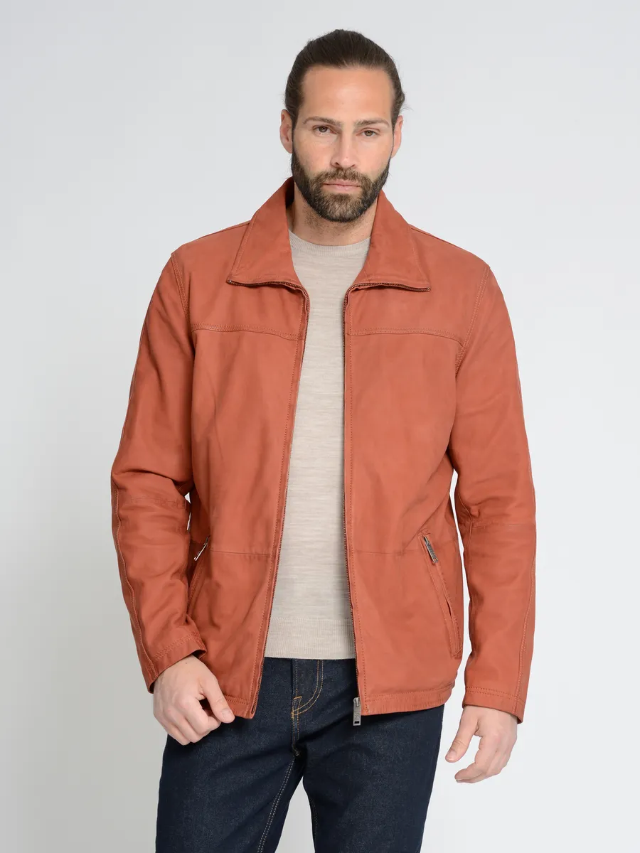 Кожаная куртка JCC "31022147", цвет Brick 
Кожаная куртка JCC "31022147", цвет Brick