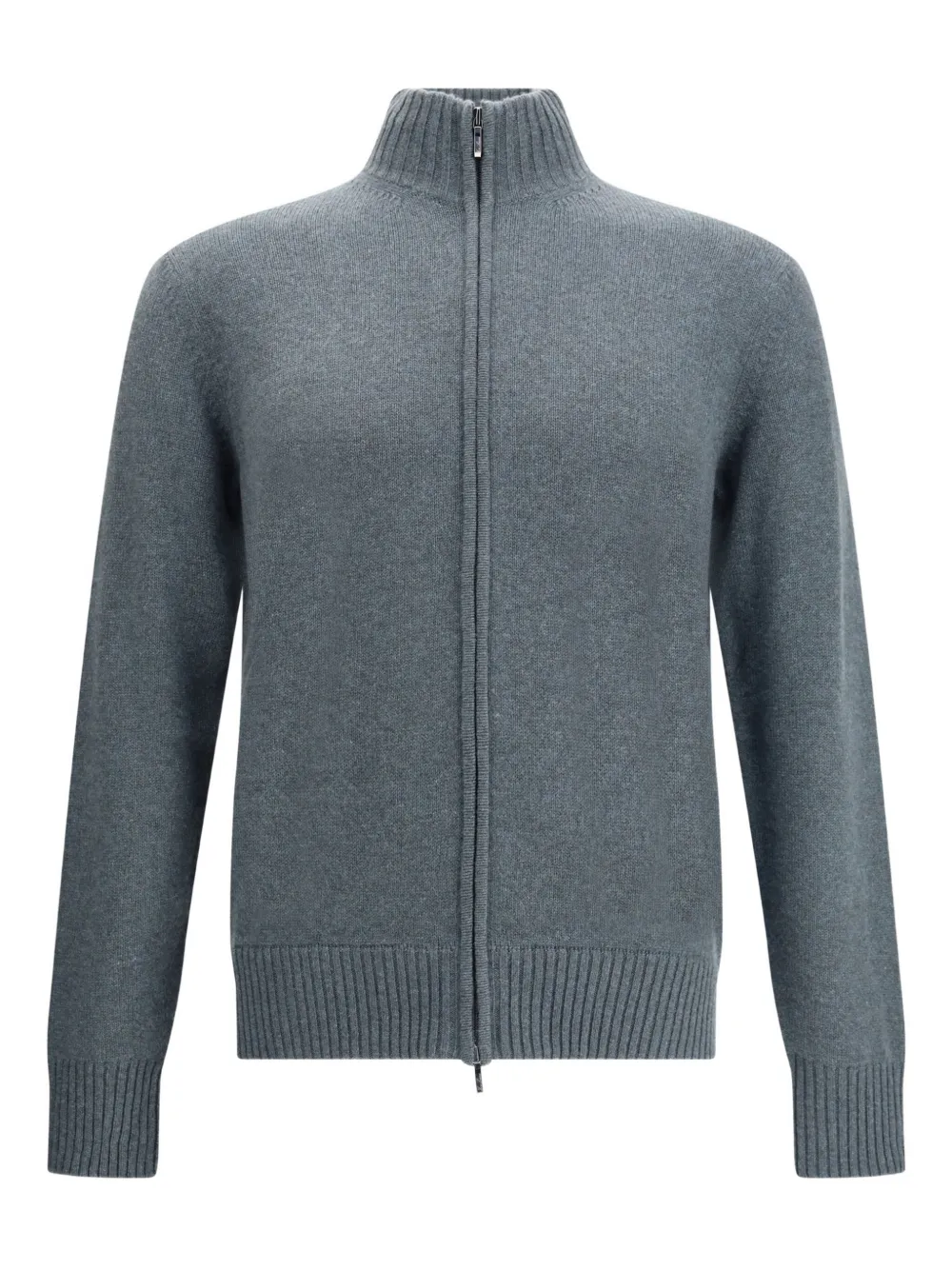 Кардиган на молнии с высоким воротником Loro Piana, серый
Кардиган на молнии с высоким воротником Loro Piana, серый