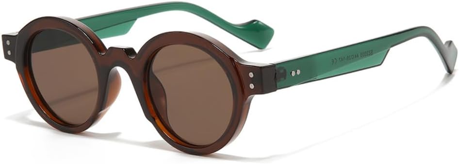 Круглые солнцезащитные очки для мужчин в стиле панк, двухцветные, с защитой от УФ-излучения UV400, ретро, с заклепками, женские солнцезащитные очки с прозрачными линзами в оправе generic, Green
Круглые солнцезащитные очки для мужчин в стиле панк, двухцветные, с защитой от УФ-излучения UV400, ретро, с заклепками, женские солнцезащитные очки с прозрачными линзами в оправе generic, Green