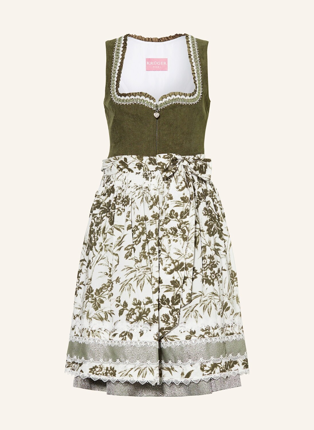 Широкая юбка в сборку Krüger, зеленый
Широкая юбка в сборку Krüger, зеленый