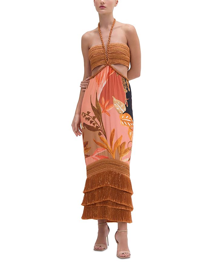 Платье макси с отделкой в виде веревки Bananier PatBO, оранжевый
Платье макси с отделкой в виде веревки Bananier PatBO, оранжевый