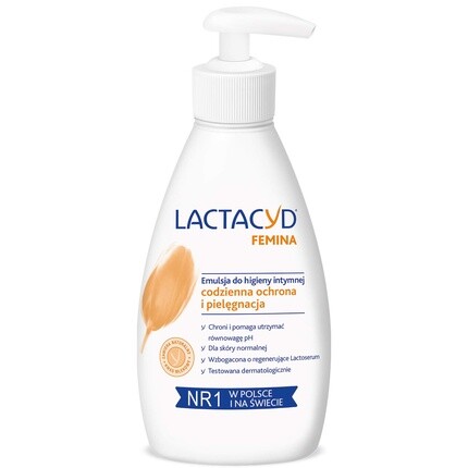 Lactacyd Femina Эмульсия для интимной гигиены 200мл
Lactacyd Femina Эмульсия для интимной гигиены 200мл