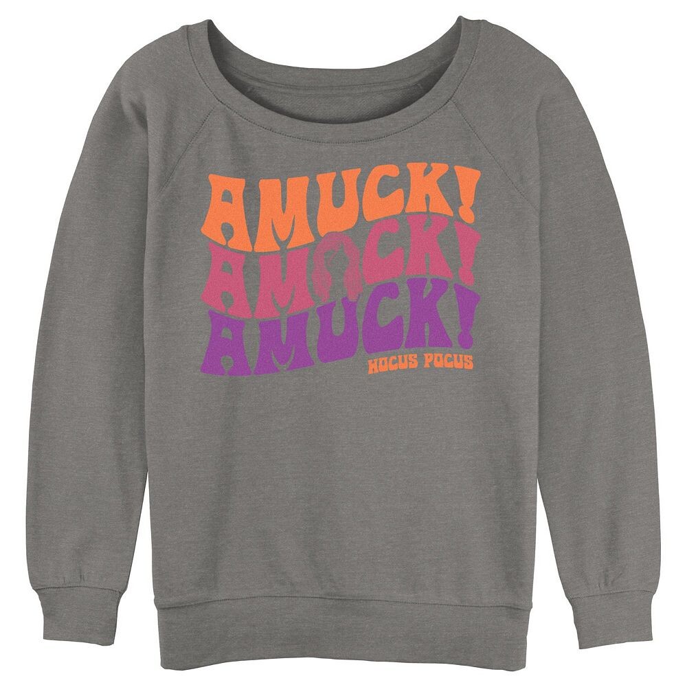 Пуловер с графическим рисунком для детей Disney's Hocus Pocus Amuck Amuck Amuck Juniors, цвет Gray Heather
Пуловер с графическим рисунком для детей Disney's Hocus Pocus Amuck Amuck Amuck Juniors, цвет Gray Heather