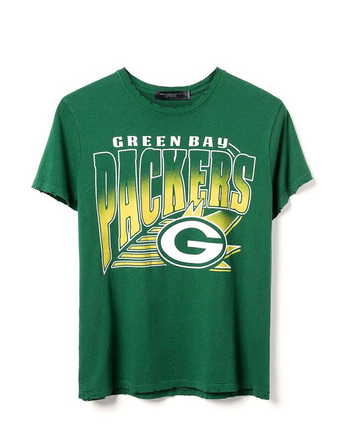 Женская винтажная футболка NFL Green Bay Packers от Junk Food Clothing, зеленый 
Женская винтажная футболка NFL Green Bay Packers от Junk Food Clothing, зеленый