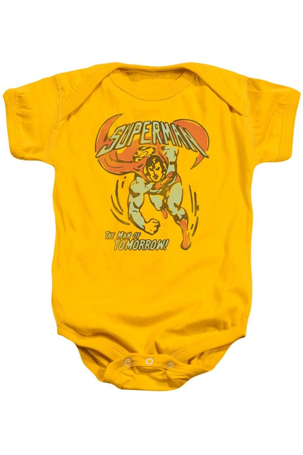 Детский комбинезончик DC Comics Tomorrow Man Gildan, золото
Детский комбинезончик DC Comics Tomorrow Man Gildan, золото