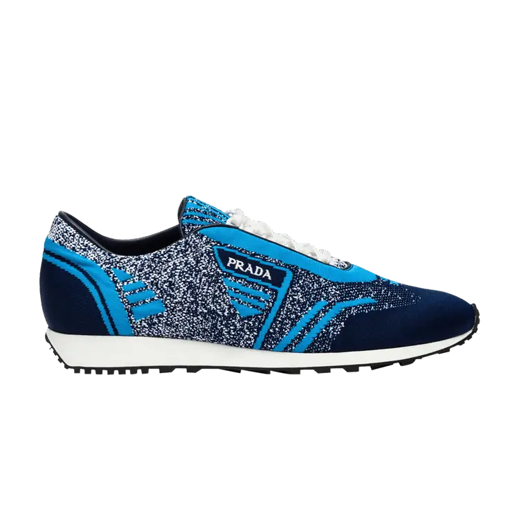 Кроссовки Prada Knit Jacquard Fabric Low 'Navy', синий 
Кроссовки Prada Knit Jacquard Fabric Low 'Navy', синий