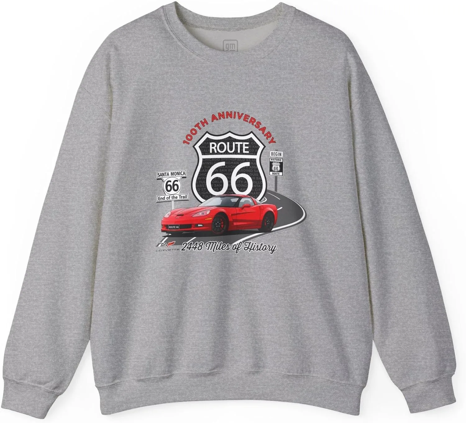 Sunbelt Gifts C6 Corvette Route 66 100th Anniversary Cotton Blend Sweatshirt – Legends of the Road
Sunbelt Gifts C6 Corvette Route 66 100th Anniversary Cotton Blend Sweatshirt – Legends of the Road