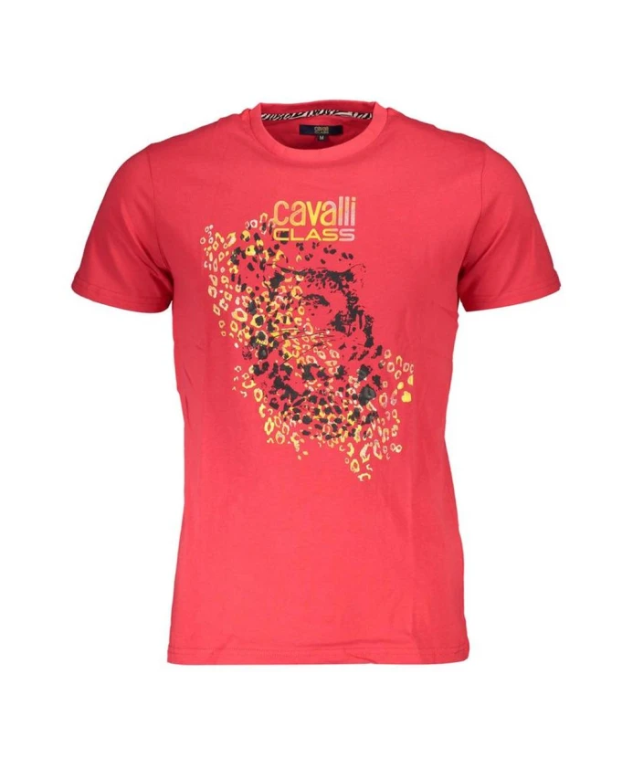 Футболка с леопардовым принтом Cavalli Class, красный
Футболка с леопардовым принтом Cavalli Class, красный