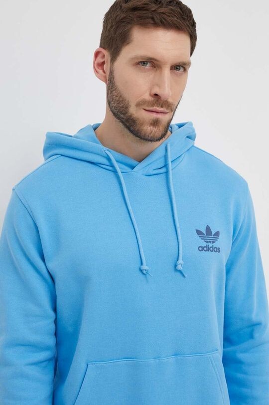 Хлопковая толстовка adidas Originals, синий 
Хлопковая толстовка adidas Originals, синий