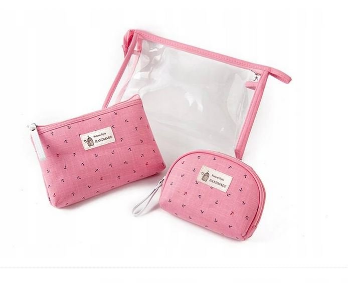 Набор косметичек 3в1 прозрачный розовый женский Inna marka
Набор косметичек 3в1 прозрачный розовый женский Inna marka