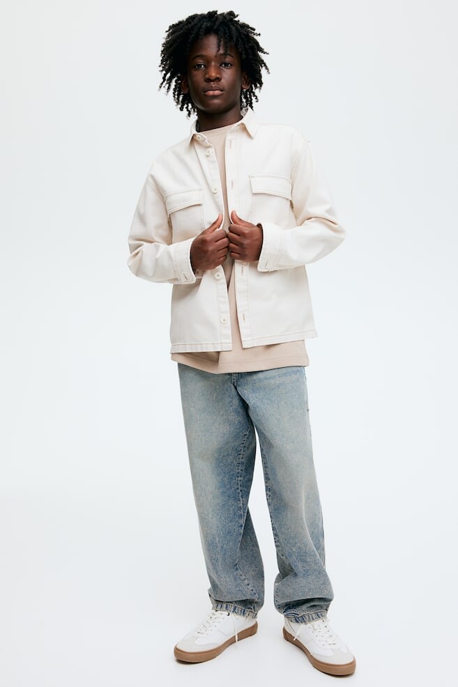 Мешковатые джинсы H&M, синий
Мешковатые джинсы H&M, синий