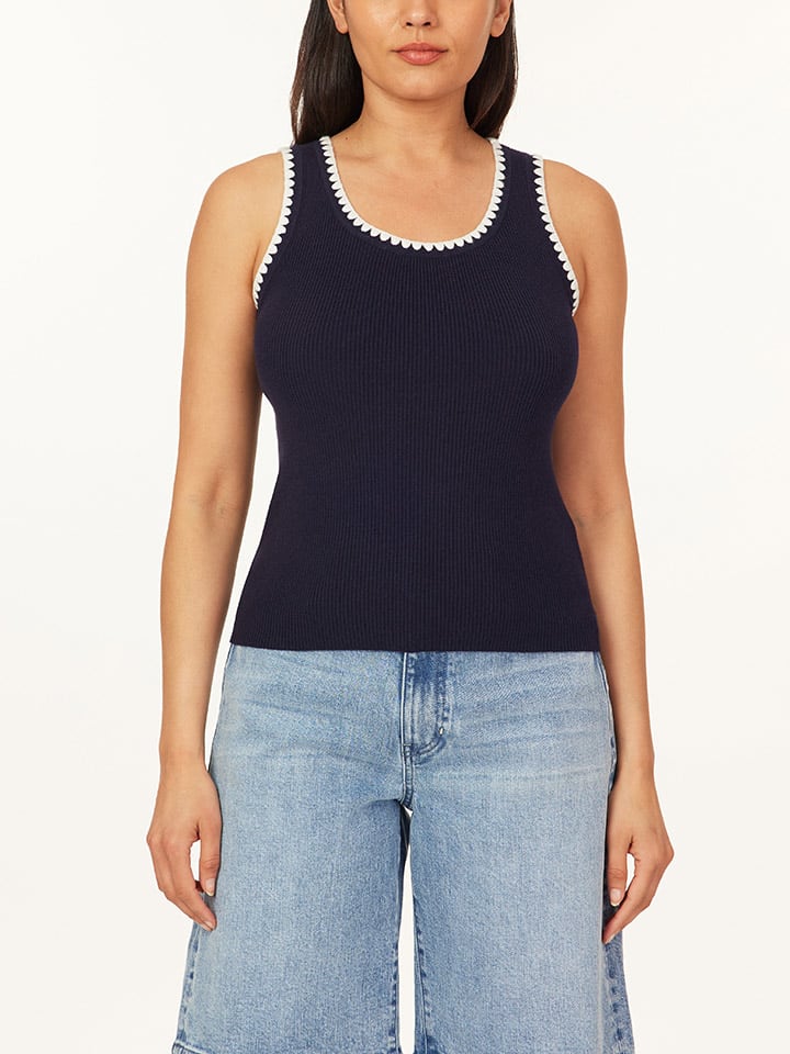 Топ Scotch & Soda, темно-синий/белый
Топ Scotch & Soda, темно-синий/белый