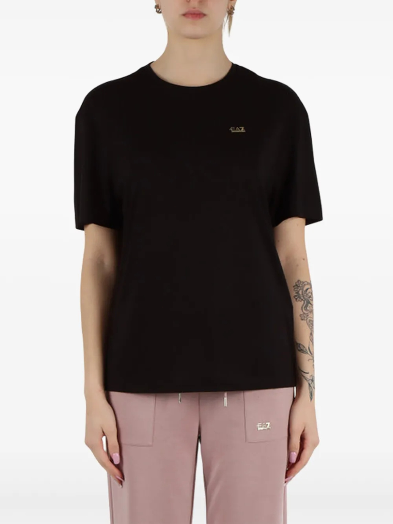 Футболка с круглым вырезом Ea7 Emporio Armani, черный
Футболка с круглым вырезом Ea7 Emporio Armani, черный