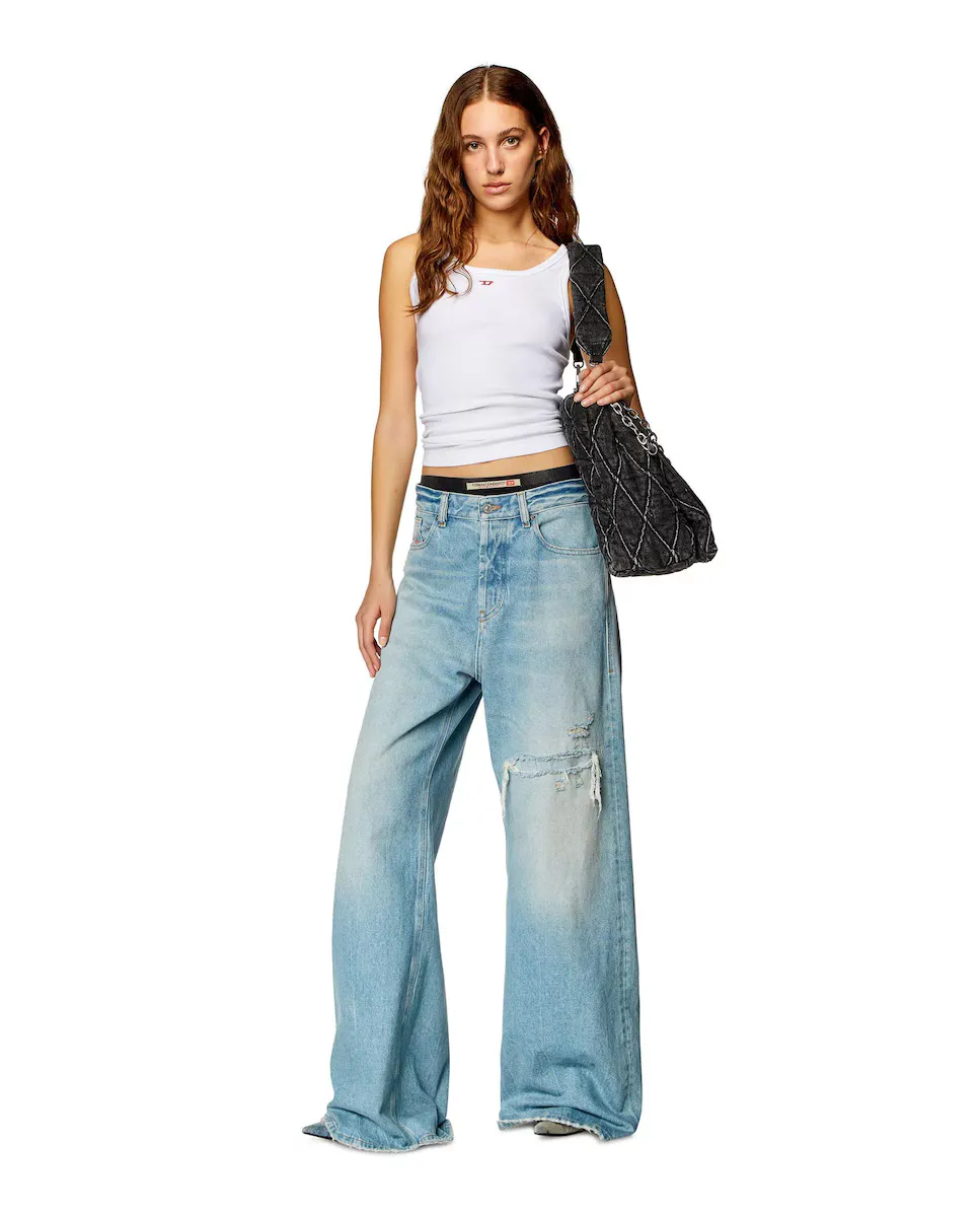 Женская футболка без рукавов с логотипом Diesel, белый
Женская футболка без рукавов с логотипом Diesel, белый