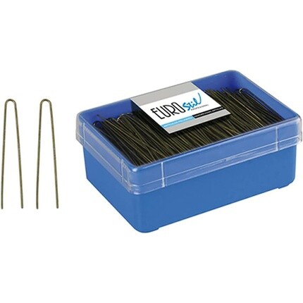 Черные заколки для волос Eurostil для пучка 65 мм - 124 г
Черные заколки для волос Eurostil для пучка 65 мм - 124 г