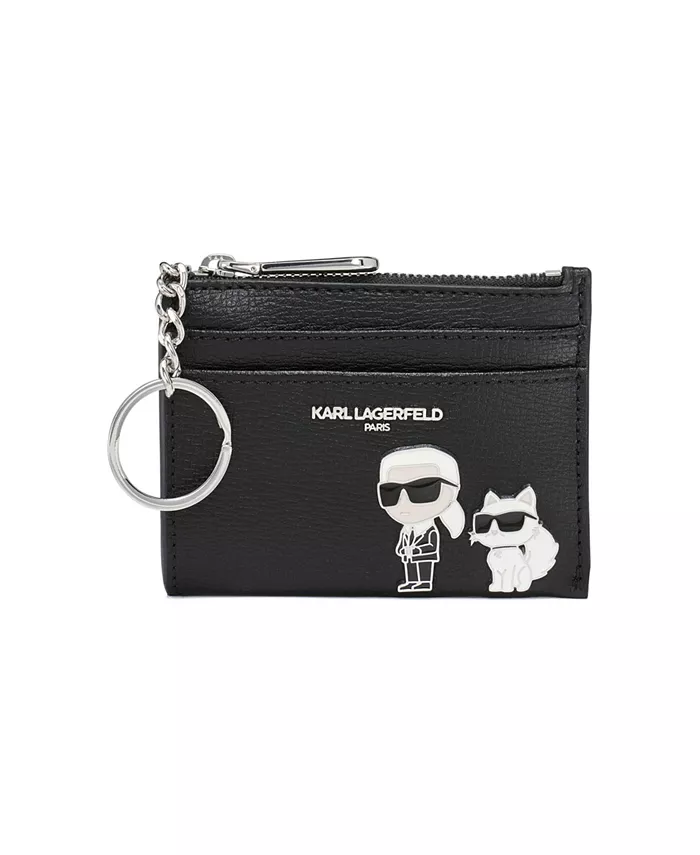 Чехол-кошелек для ключей и карт KARL LAGERFELD PARIS, черный
Чехол-кошелек для ключей и карт KARL LAGERFELD PARIS, черный