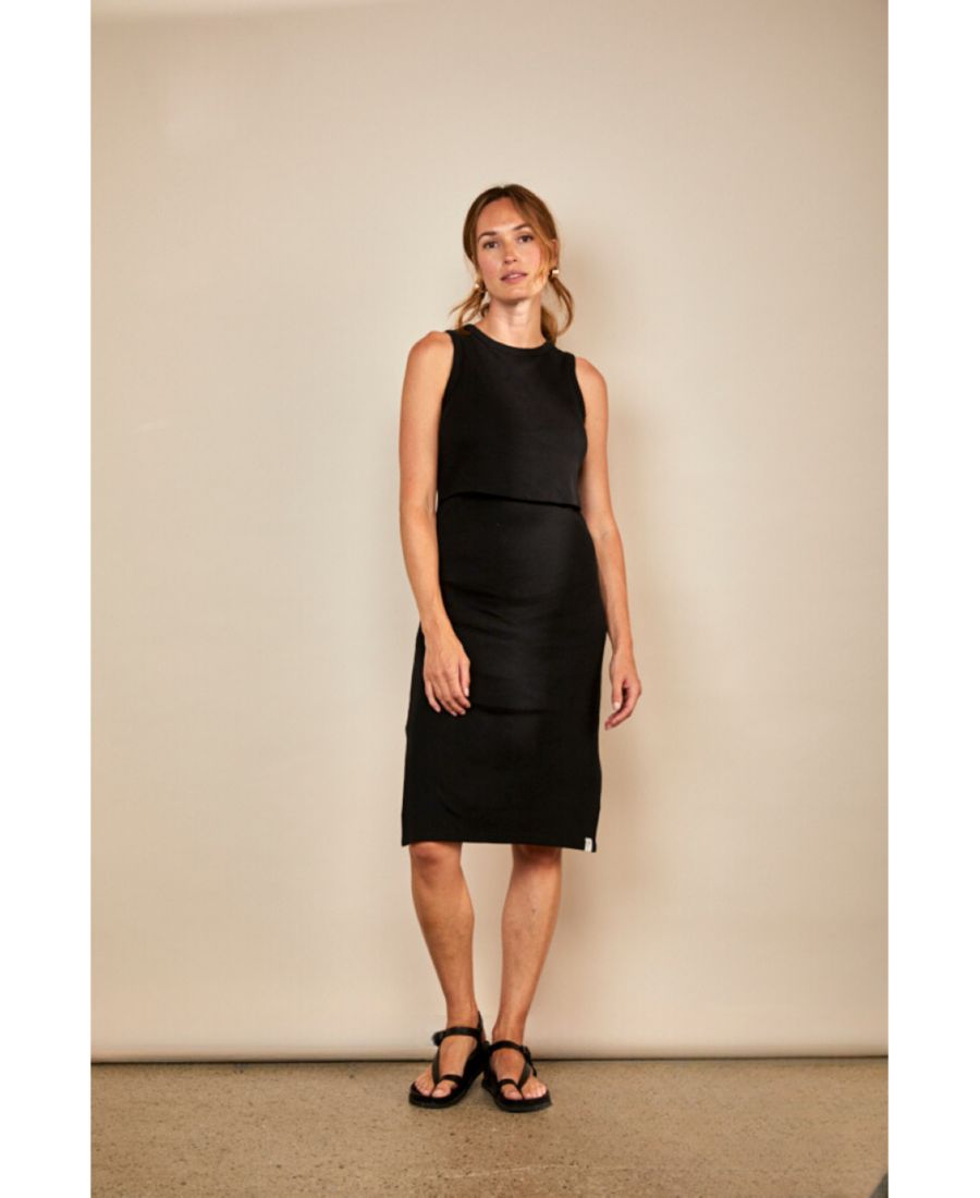 Платье без рукавов для кормящих мам Bshirt, Black
Платье без рукавов для кормящих мам Bshirt, Black