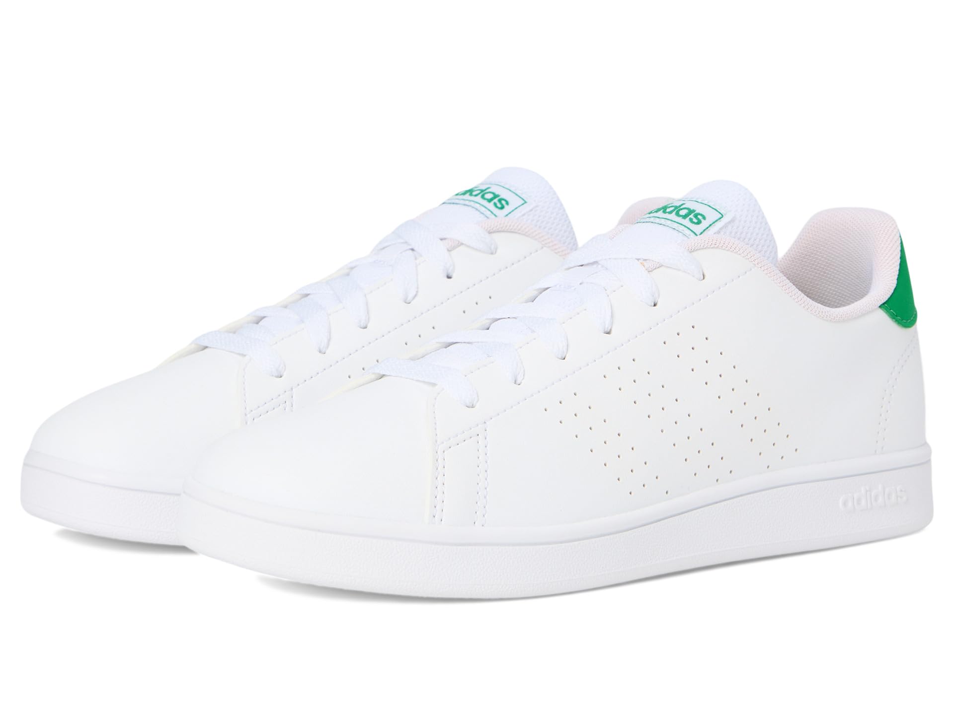 Кроссовки Adidas Kids Advantage, White/Green/Black 
Кроссовки Adidas Kids Advantage, White/Green/Black