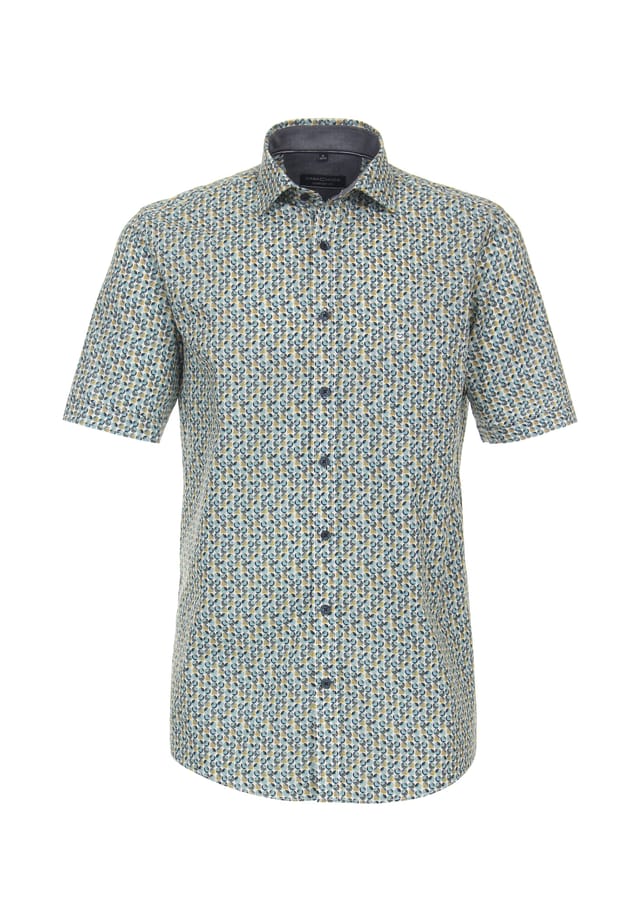 Повседневная рубашка с коротким рукавом и принтом удобная посадка Casamoda, бирюзовый
Повседневная рубашка с коротким рукавом и принтом удобная посадка Casamoda, бирюзовый