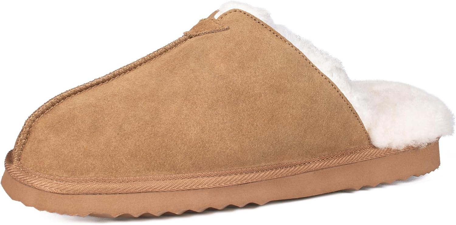 Мужские тапочки Parfeying из овчины с меховой подкладкой, противоскользящая резиновая подошва, для дома и улицы, тапочки из буйволиной замши для мужчин, Chestnut
Мужские тапочки Parfeying из овчины с меховой подкладкой, противоскользящая резиновая подошва, для дома и улицы, тапочки из буйволиной замши для мужчин, Chestnut