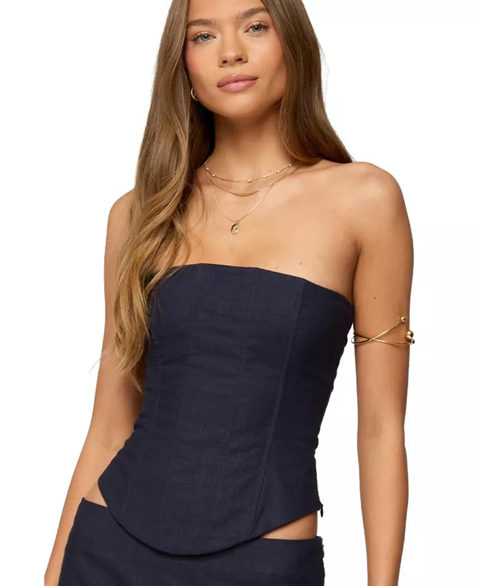 Женский корсет Rebel Linen Look Edikted, синий
Женский корсет Rebel Linen Look Edikted, синий