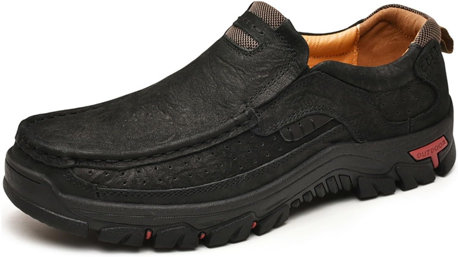 Мужские прогулочные туфли с противоскользящей подошвой, кожаные, легкие, дышащие, повседневные, с круглым носком, лоферы на шнуровке, туфли для мужчин Generic, черный
Мужские прогулочные туфли с противоскользящей подошвой, кожаные, легкие, дышащие, повседневные, с круглым носком, лоферы на шнуровке, туфли для мужчин Generic, черный