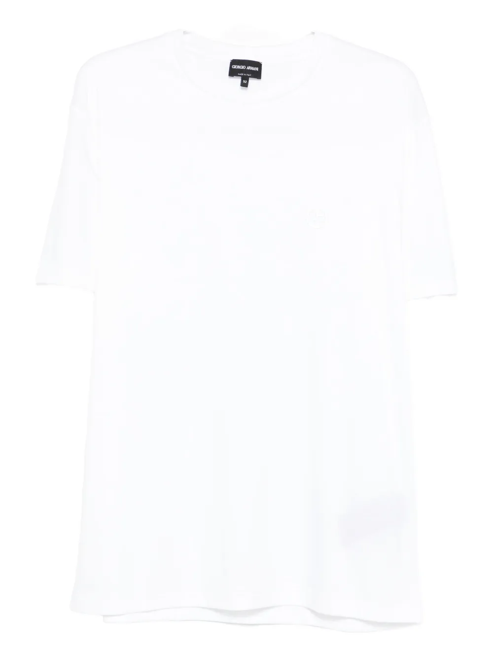 Футболка из хлопка с круглым вырезом GIORGIO ARMANI, белый
Футболка из хлопка с круглым вырезом GIORGIO ARMANI, белый