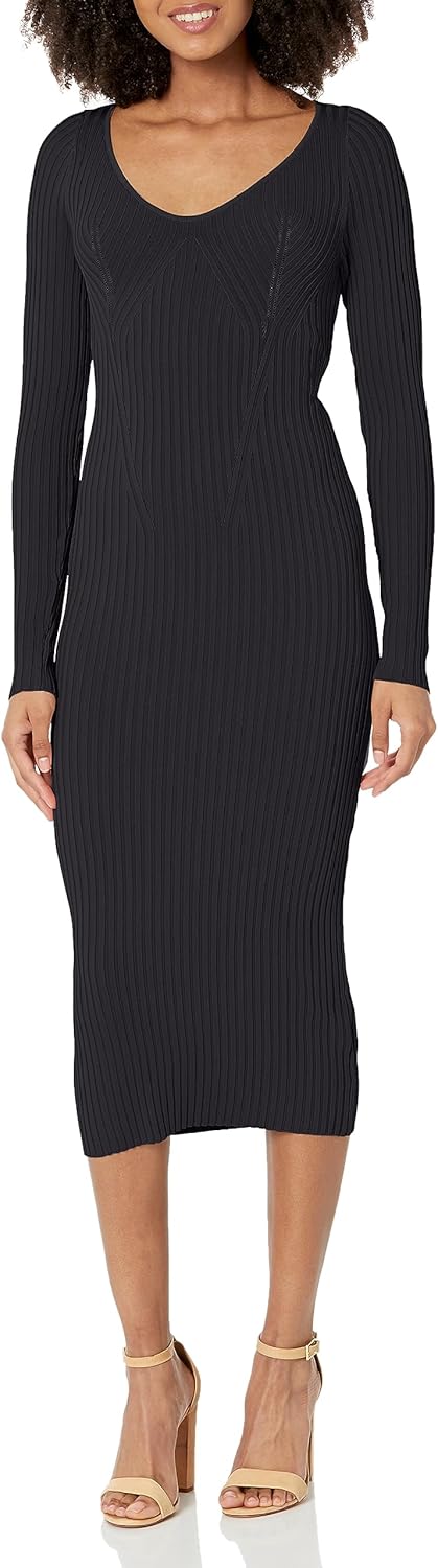 GUESS Женское Основное Длинное Платье-Свитер Adele, Jet Black
GUESS Женское Основное Длинное Платье-Свитер Adele, Jet Black