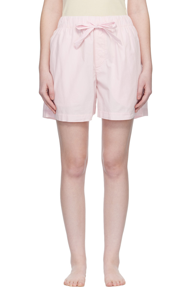Tekla Розовые пижамные шорты из поплина
Tekla Розовые пижамные шорты из поплина