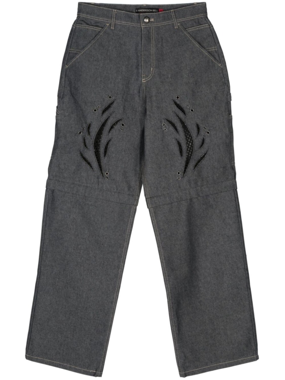 Широкие джинсы Andersson Bell с лазерной обработкой, синий
Широкие джинсы Andersson Bell с лазерной обработкой, синий