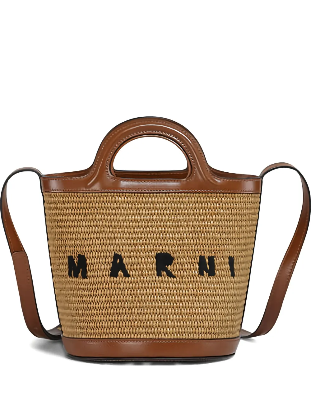Маленькая сумка-ведро с логотипом Tropicalia Marni, коричневый
Маленькая сумка-ведро с логотипом Tropicalia Marni, коричневый