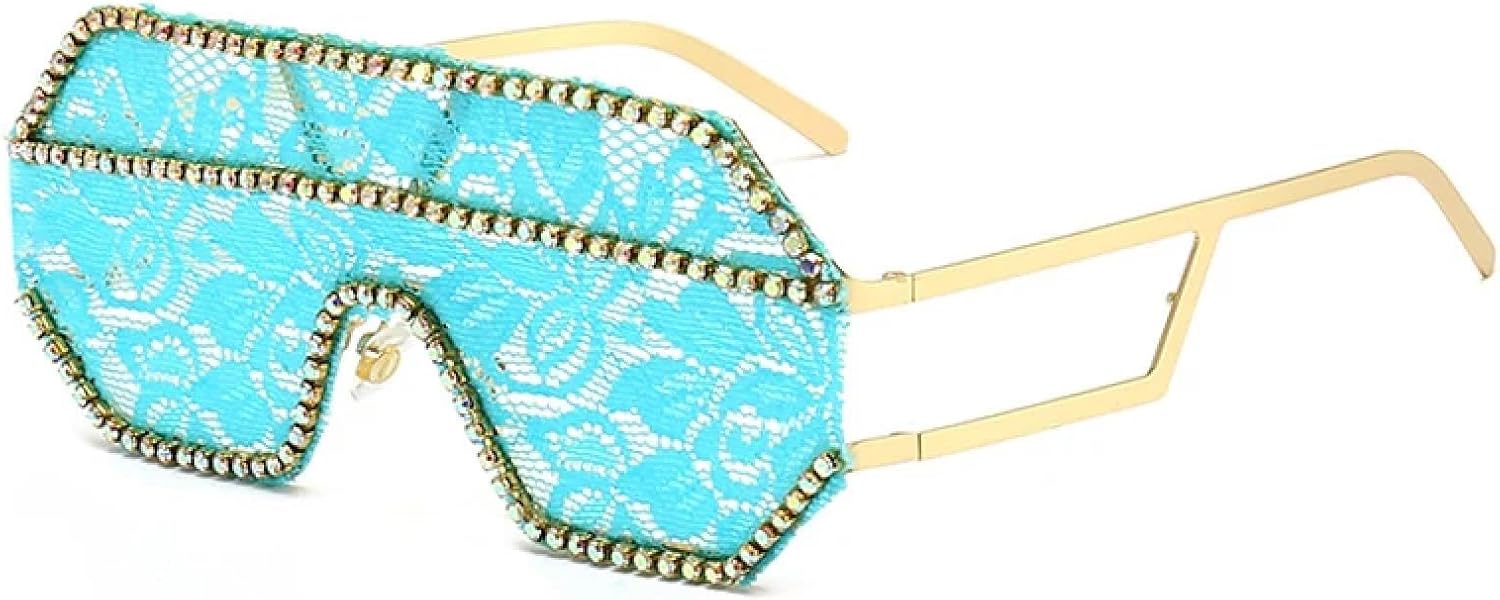 Женские солнцезащитные очки One Piece с цветочным кружевом, в стиле панк, с крупной оправой, бриллиантами, плоским верхом и стразами, для активного отдыха TVTBBVV, C5gold-blue
Женские солнцезащитные очки One Piece с цветочным кружевом, в стиле панк, с крупной оправой, бриллиантами, плоским верхом и стразами, для активного отдыха TVTBBVV, C5gold-blue