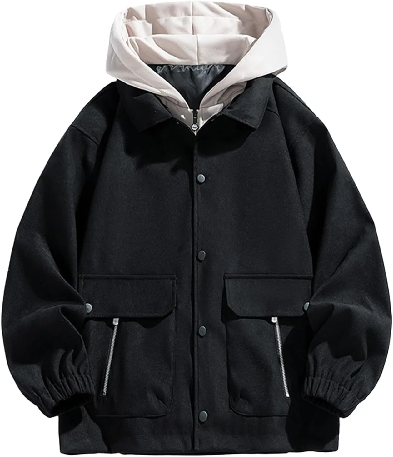 Мужская толстовка с капюшоном на пуговицах, осенняя, casual, цветной блок, plus size
Мужская толстовка с капюшоном на пуговицах, осенняя, casual, цветной блок, plus size