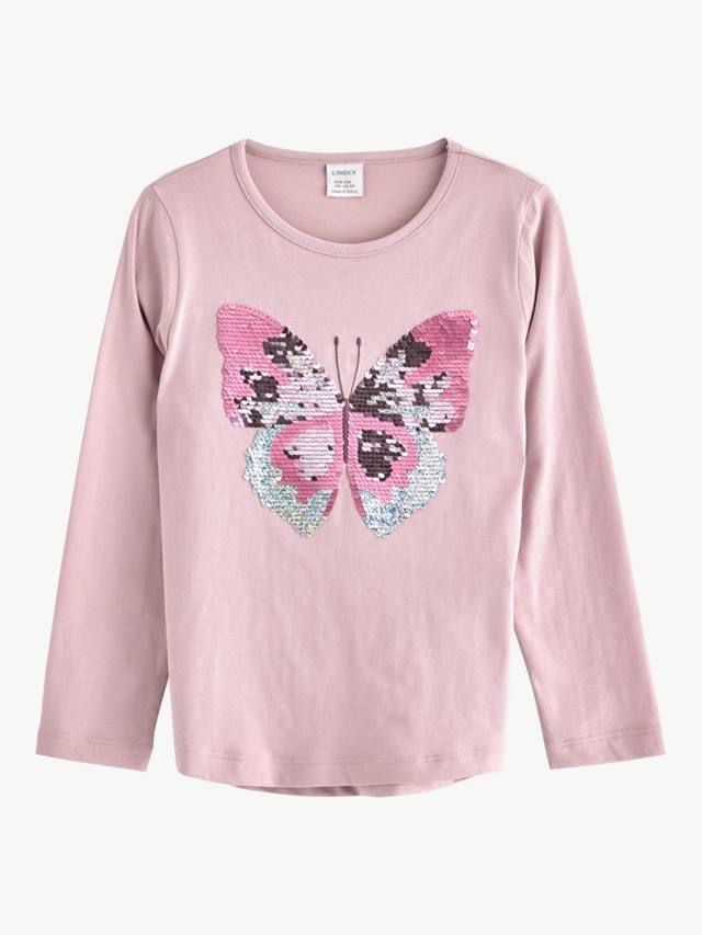 Детский хлопковый топ с длинными рукавами и пайетками-бабочками Lindex, Light Dusty Lilac
Детский хлопковый топ с длинными рукавами и пайетками-бабочками Lindex, Light Dusty Lilac