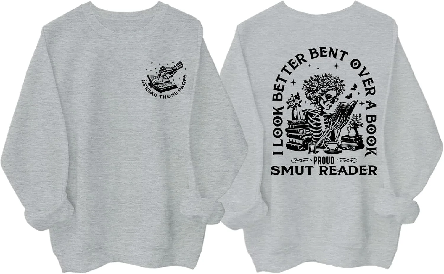 Толстовка для любителей романтики с принтом "I Look Better Bent Over a Book" KALRUP
Толстовка для любителей романтики с принтом "I Look Better Bent Over a Book" KALRUP