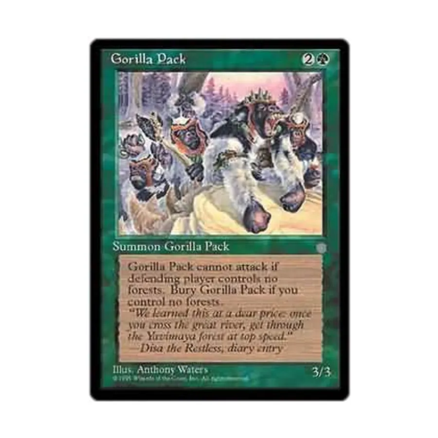 CCG Пакет горилл (С), MTG - Ice Age 
CCG Пакет горилл (С), MTG - Ice Age