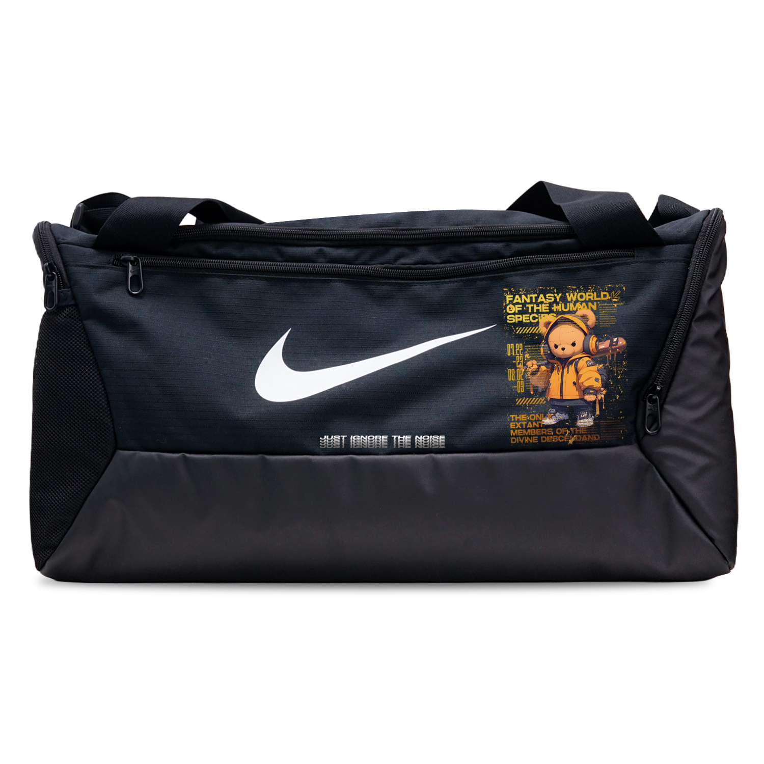 Nike Тканевая баскетбольная сумка, Distressed Baseball Bear
Nike Тканевая баскетбольная сумка, Distressed Baseball Bear