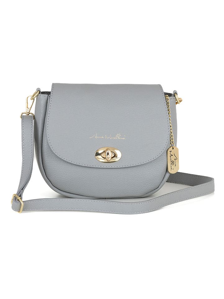 Кожаная сумка через плечо "Iseppa" серого цвета - (Ш)24 x (В)21 x (Г)9 см Anna Morellini
Кожаная сумка через плечо "Iseppa" серого цвета - (Ш)24 x (В)21 x (Г)9 см Anna Morellini