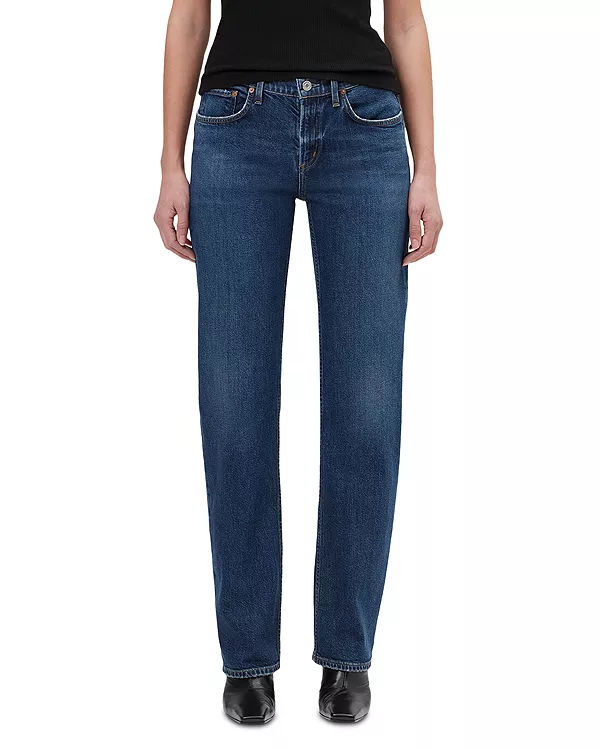 Узкие джинсы с низкой посадкой, гладкого кроя Agolde, синий
Узкие джинсы с низкой посадкой, гладкого кроя Agolde, синий