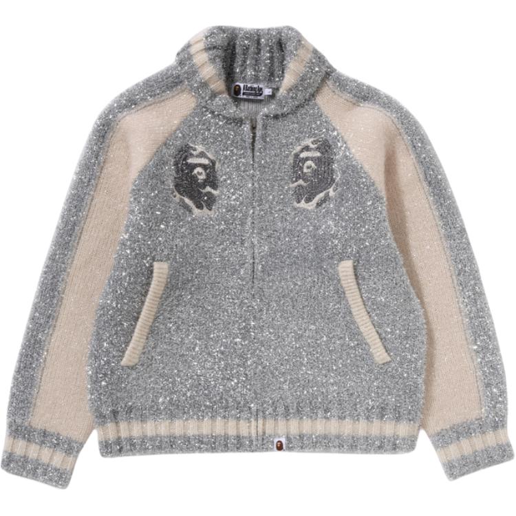 Джемпер Appliqué Zip Jacket A BATHING APE, серебро
Джемпер Appliqué Zip Jacket A BATHING APE, серебро