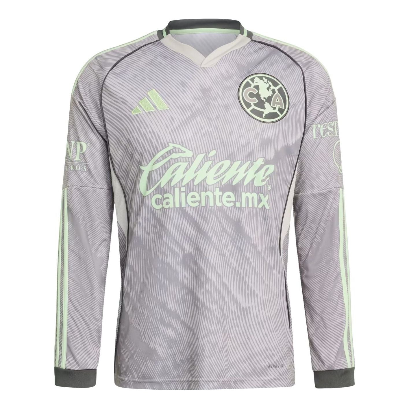 Футболка Adidas Club America 25/26 с длинным рукавом, приталенного кроя, третья форма, цвет «Серый два»
Футболка Adidas Club America 25/26 с длинным рукавом, приталенного кроя, третья форма, цвет «Серый два»