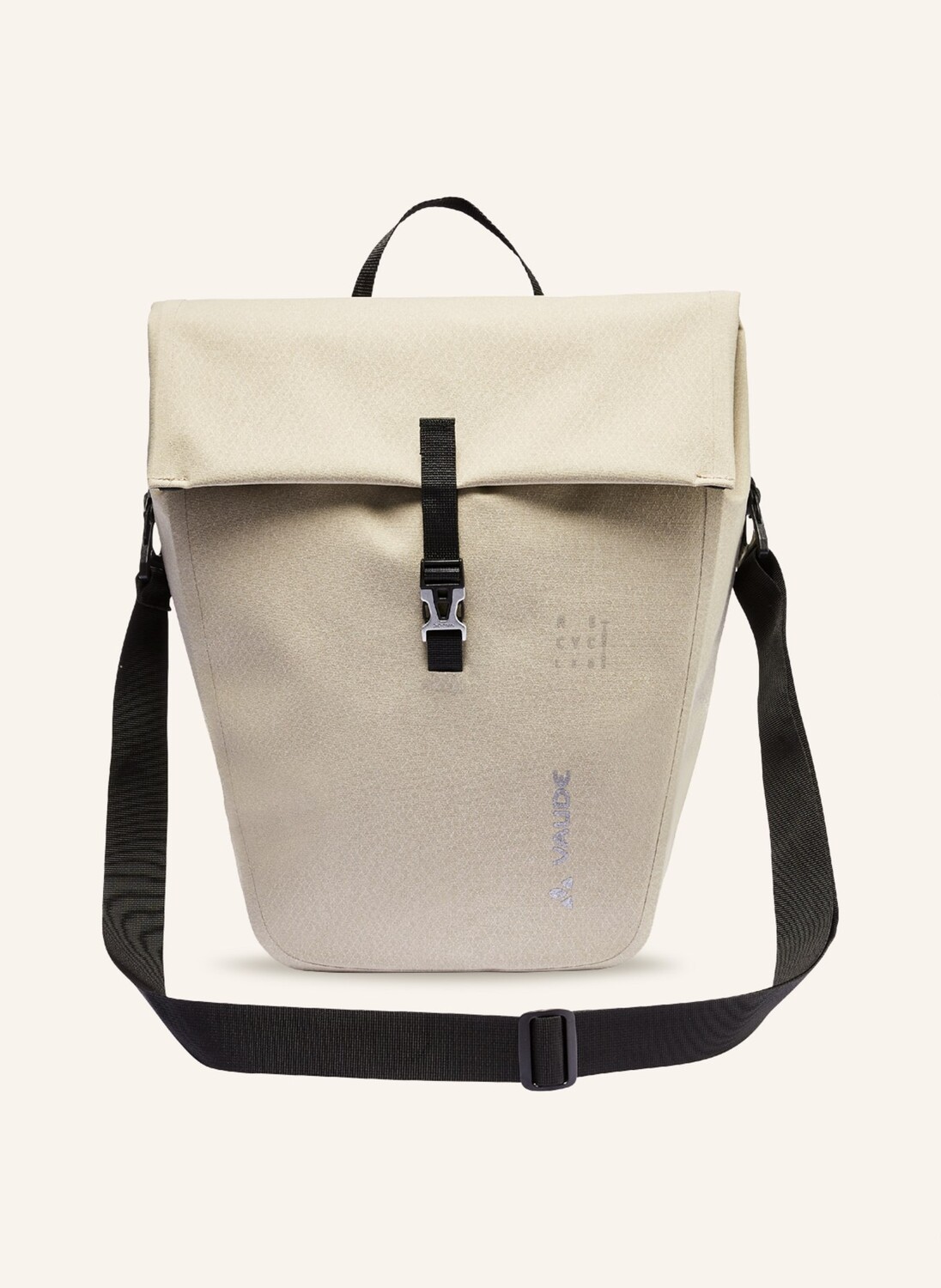 Велосипедная сумка recycle pro single 22 л VAUDE, кремовый 
Велосипедная сумка recycle pro single 22 л VAUDE, кремовый