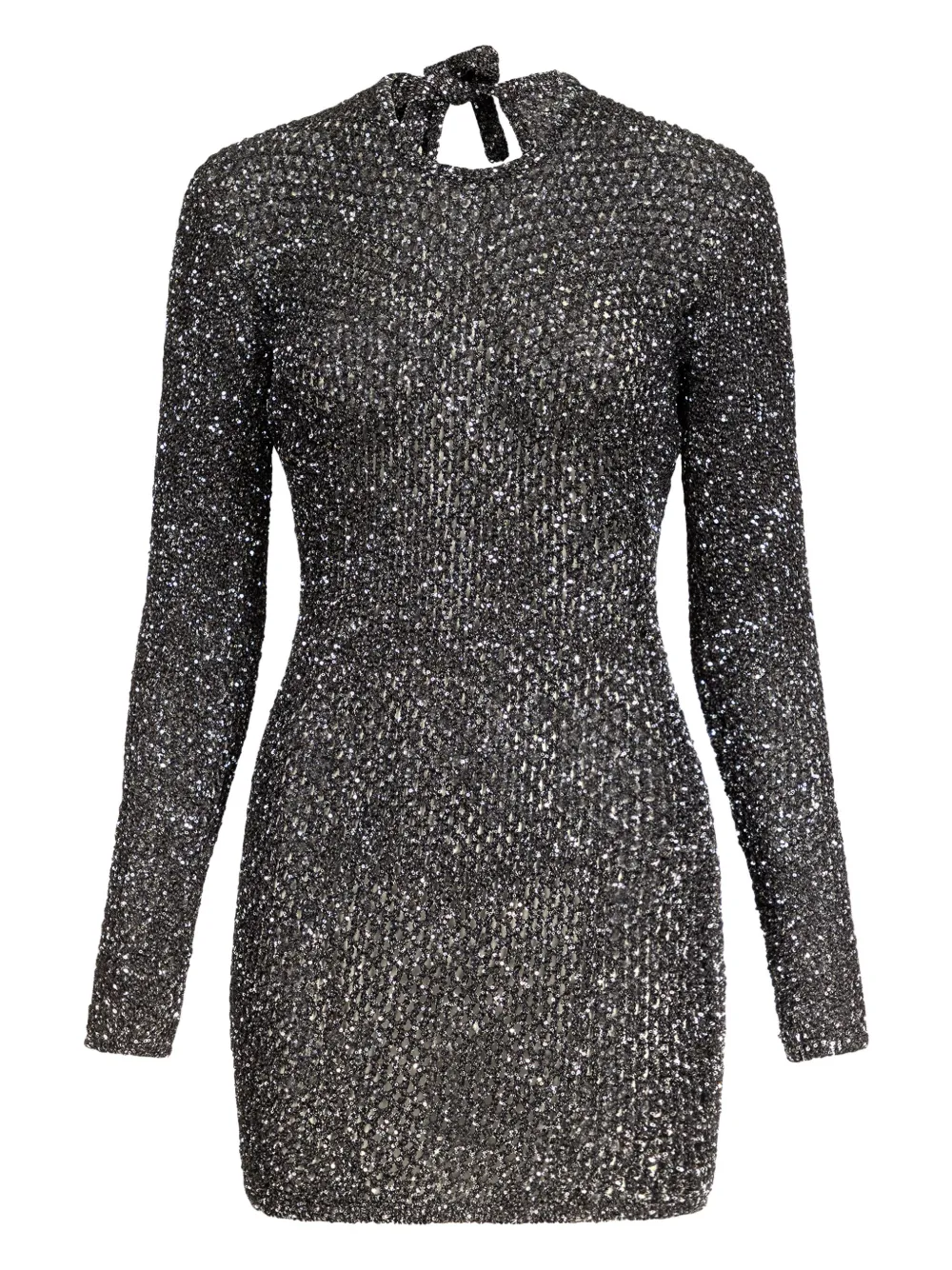 Платье мини в технике кроше AREA, черный
Платье мини в технике кроше AREA, черный