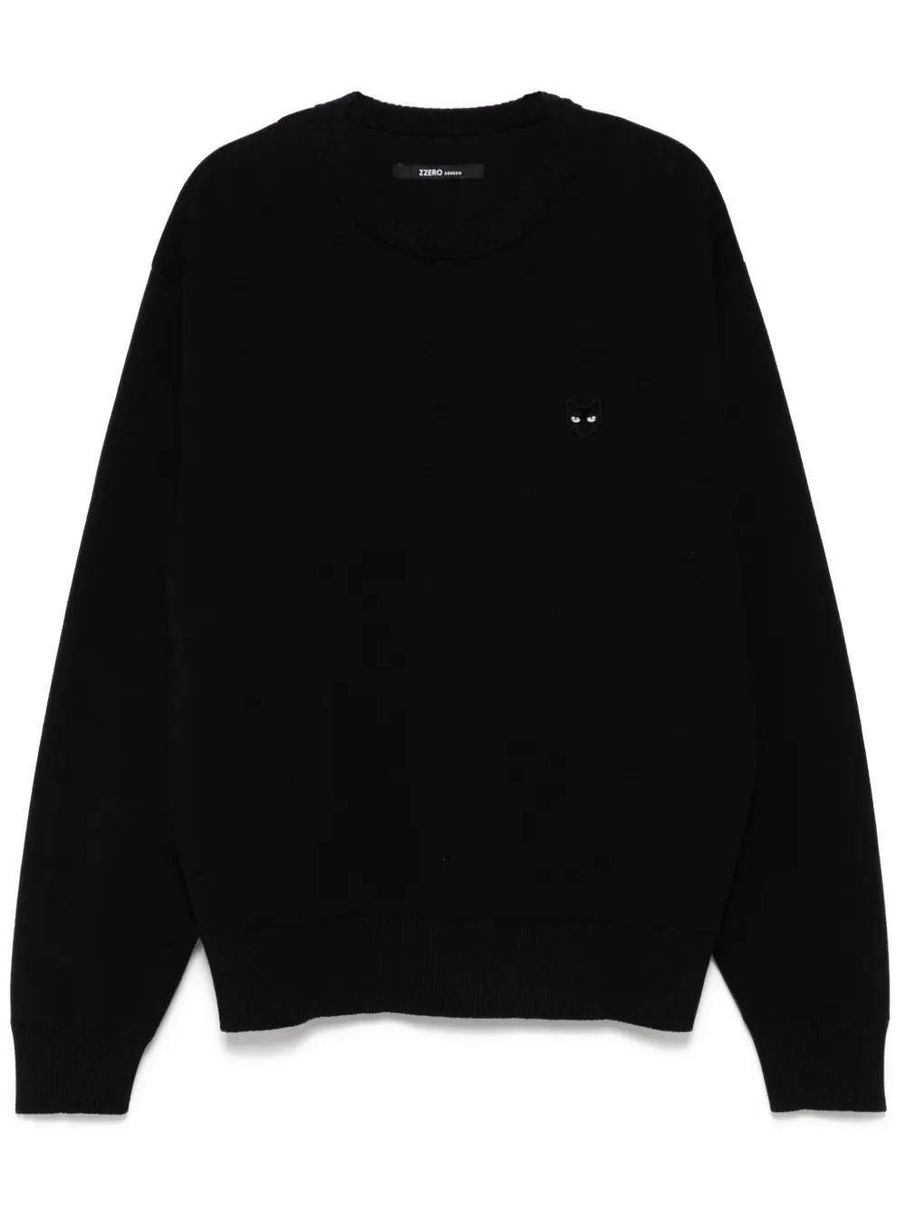 Джемпер с круглым вырезом и эмблемой ZZERO BY SONGZIO, черный
Джемпер с круглым вырезом и эмблемой ZZERO BY SONGZIO, черный