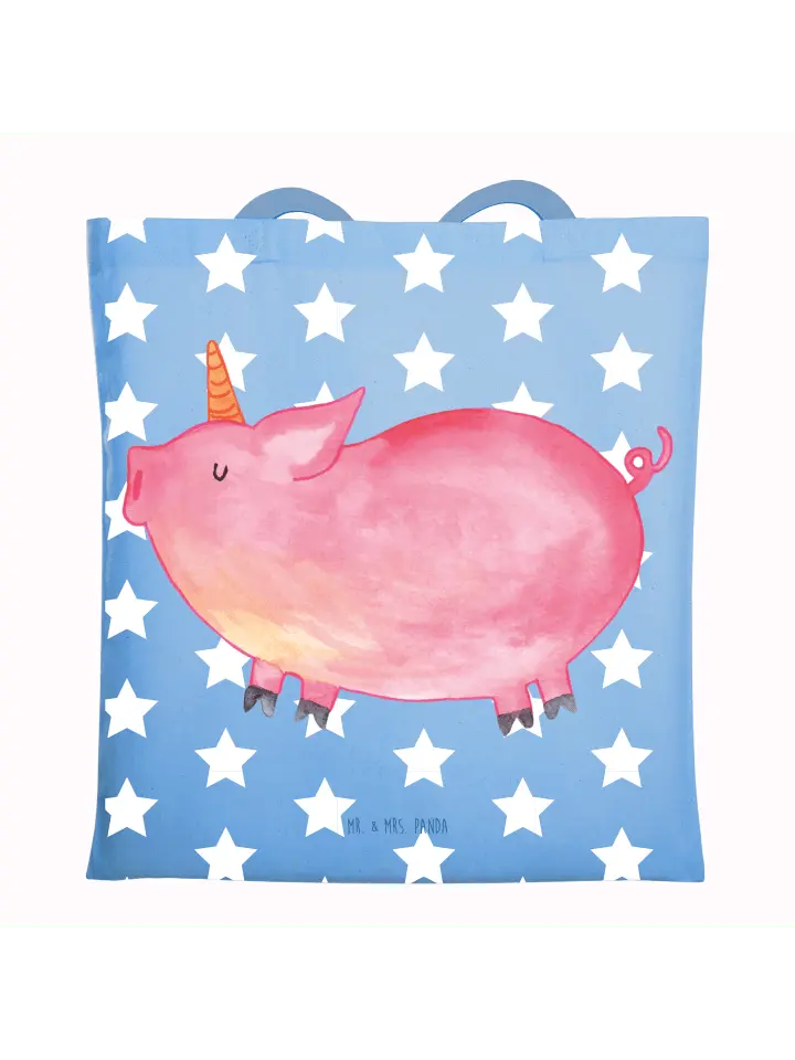 Сумка для переноски Mr & Mrs Panda Einhorn Schwein ohne Spruch, небесно-синий
Сумка для переноски Mr & Mrs Panda Einhorn Schwein ohne Spruch, небесно-синий