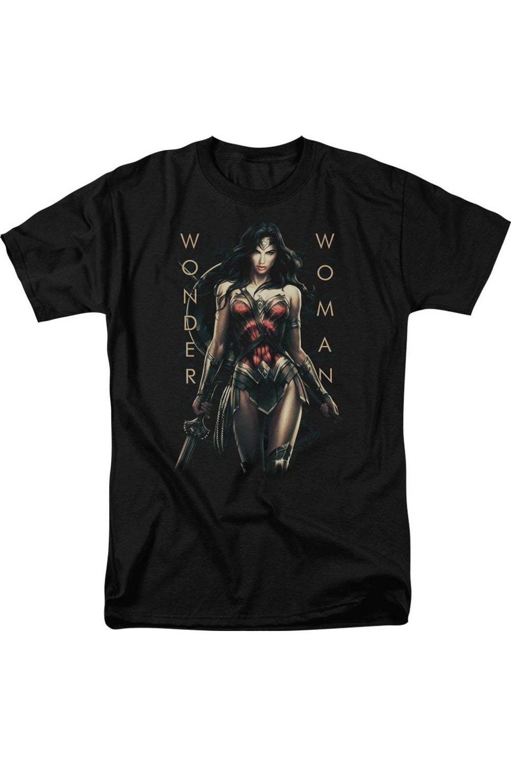 Футболка с коротким рукавом для взрослых «Чудо-женщина» из фильма «Вооружены и опасны» Wonder Woman Movie, черный
Футболка с коротким рукавом для взрослых «Чудо-женщина» из фильма «Вооружены и опасны» Wonder Woman Movie, черный