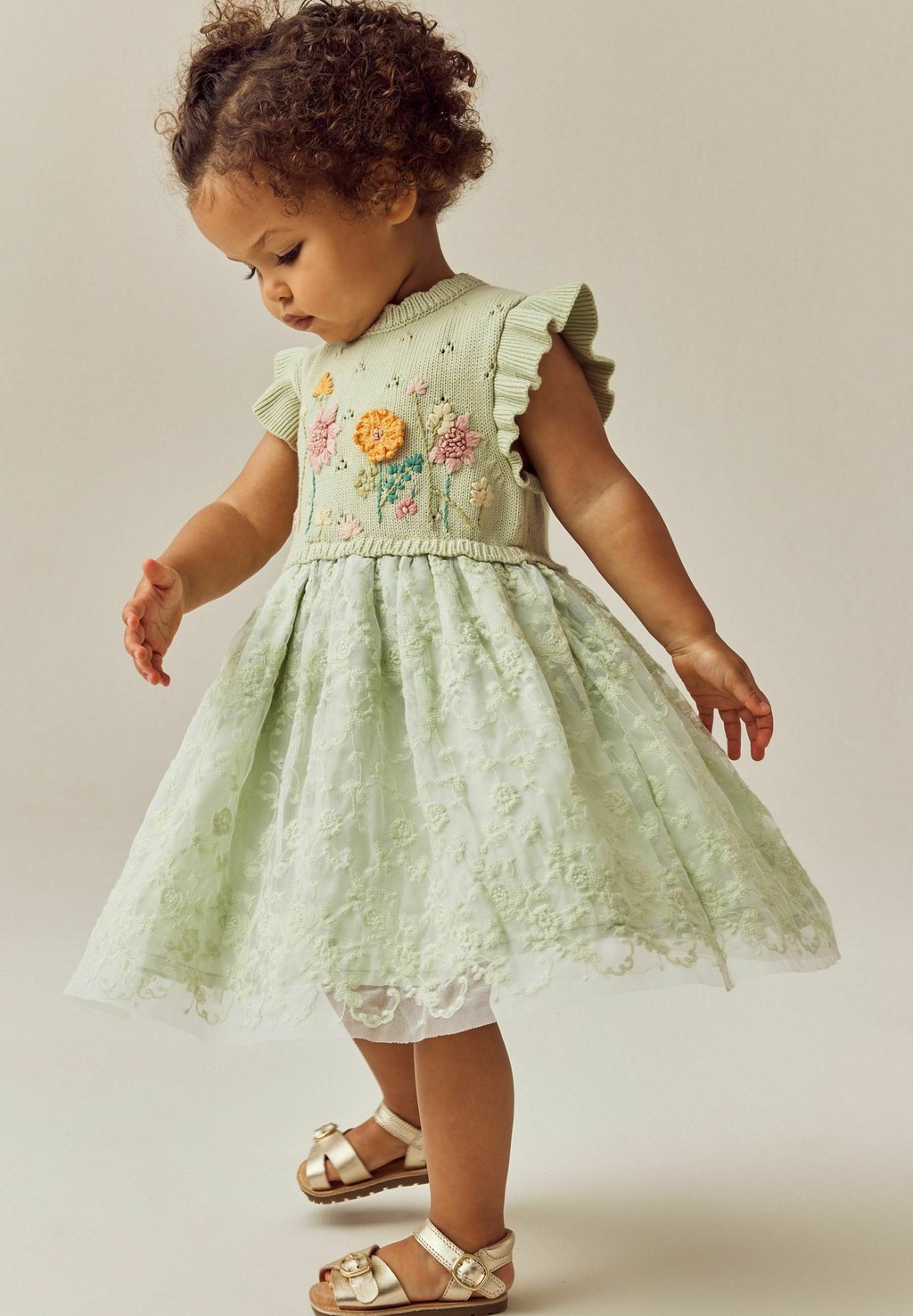 Повседневное платье Next, зеленый 
Повседневное платье Next, зеленый