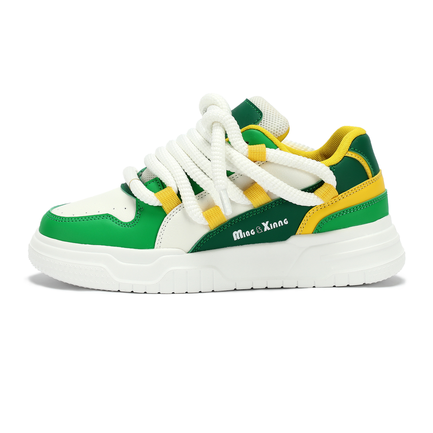 Singing Нескользящие легкие низкие скейтерские кроссовки унисекс бело-зеленые, цвет White Green
Singing Нескользящие легкие низкие скейтерские кроссовки унисекс бело-зеленые, цвет White Green