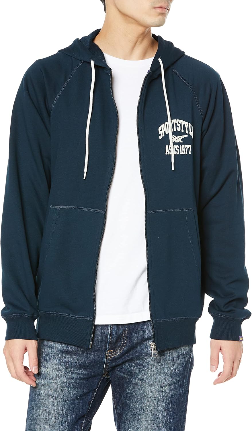 Толстовка с капюшоном Asics 2201A077 для мужчин, из французского махрового трикотажа, на молнии, синий
Толстовка с капюшоном Asics 2201A077 для мужчин, из французского махрового трикотажа, на молнии, синий