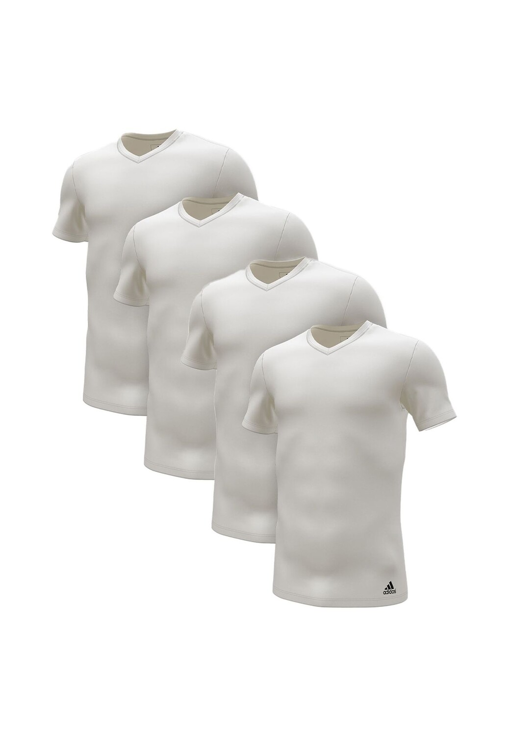 Майка/рубашка с короткими рукавами, комплект из 4 шт. Active Flex Cotton, 3 полоски adidas 
Майка/рубашка с короткими рукавами, комплект из 4 шт. Active Flex Cotton, 3 полоски adidas